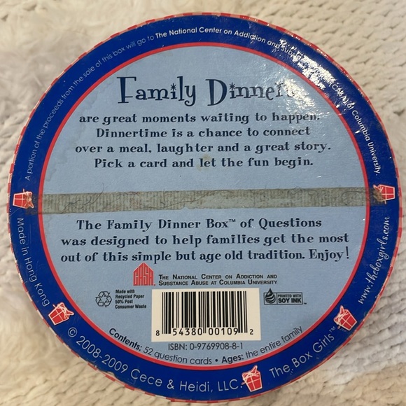 The family dinner box of questions cards create great conversations family game - Picture 4 of 4